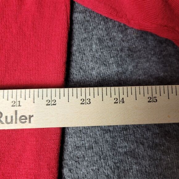 Brooks Brothers Mens Sweater Size XL 100% Supima Cotton V-Neck Red Pullover - Picture 8 of 12